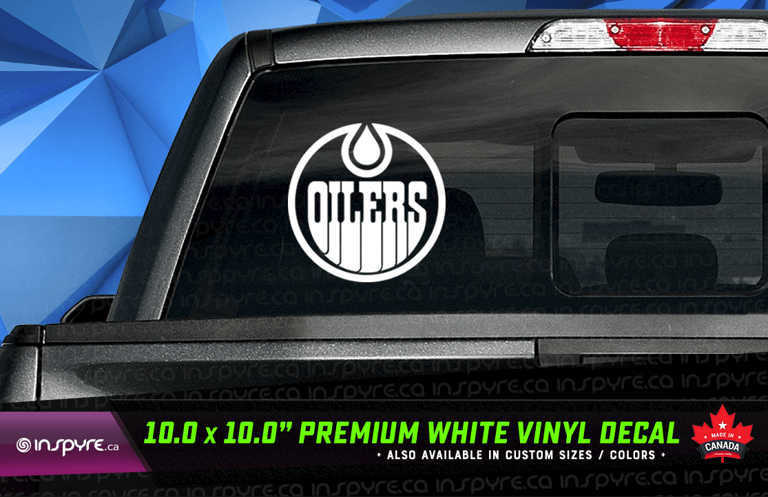 Edmonton Oilers vehicle / window decal inspyre design + print