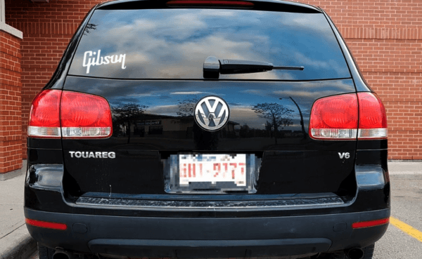 Gibson Case Decal, 7.5in wide | Any Color, for Guitar Case, Vehicle, Laptop, Window - Image 3