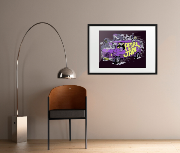 Pearl Jam Halloween Monster Van Poster - Image 3