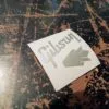 Gibson SG Les Paul SILVER headstock vinyl logo & crown decal - guitar restoration - Image 2