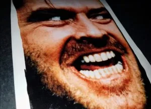The Shining Wall / Door Decal / Sticker | "Here's Johnny!" Jack Nicholson