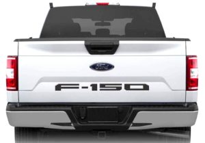 2018-2020 Ford F150 Tailgate Inserts, Carbon Fiber, 3M