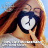 Cute Bear Face Mask, 100% USA Made Dual Layer Cotton, Roblox