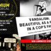 Vandalism / Feederz Decal / Sticker Strat Build Nirvana / Kurt Cobain, NON-LAMINATED