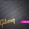 Gibson 9.0in Met. Gold Decal for Guitar Cases, Windows, Vehicles, Laptops