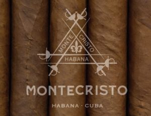 Montecristo Etched / Frosted Vinyl Decal for Humidor 10.0in