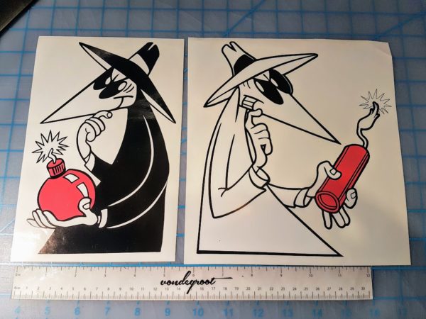 Spy vs Spy Decal / Sticker 8.0in Car Truck Helmet Window Laptop Welding Moto MX - Image 4