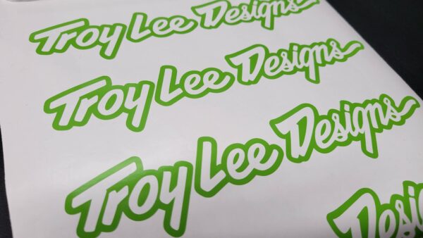 Troy Lee Designs Solid Color Vinyl Decal Sticker 8.0 - 24.0in Wide | Moto MX MTB BMX Bike Truck Vehicle Water Bottle - Image 5