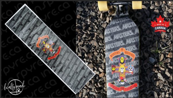 Masters of the Universe / Guns 'n' Roses Appetite for Eternia Longboard Skin / Wrap, 44.0 x 12in - Image 3