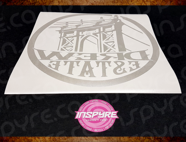 Drew Estate Bridge / Etched Decal 10.0in | Cigar Humidor Cabinet Wineador Sticker - Image 2