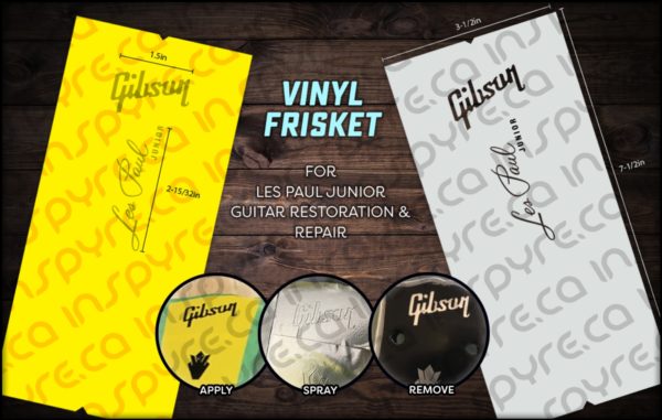 Gibson Les Paul JUNIOR Frisket / Paint Mask / Luthier Tool