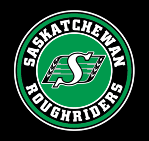 Saskatchewan Roughriders Round Logo Vinyl Decal Sticker, 3 Sizes 4in, 8in, 10in