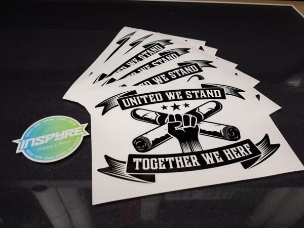 United We Stand, Together We Herf | Vinyl Sticker / Decal for Cigar Connoisseur / BOTL / Habanos - Image 3
