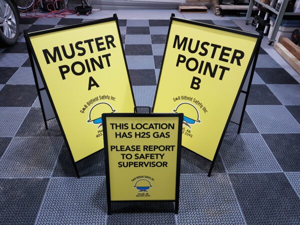 24 x 36in Steel A Frame / Sandwich Board / Sidewalk Sign - Image 2