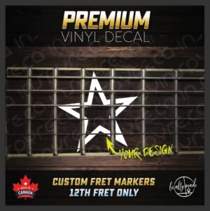 Custom Fretboard Decal - 12th Fret Only
