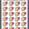 Little Dick / Tiny Little Penis Decals / Stickers 1.0in - Funny Gag Gift, Stocking Stuffer | Three variations, sheet of 24 - Image 3