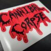 Cannibal Corpse Vinyl Decal / Sticker 5.0in classic logo | USA Death Metal Gore Thrash - Image 2
