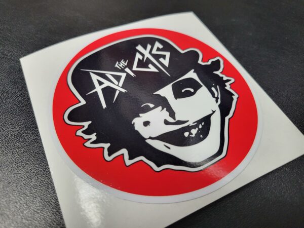 The Adicts Premium Glossy Vinyl Decal / Sticker 3.75in | UK Punk Rock The Pinz - Image 2