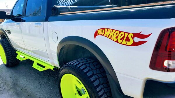 Hot Wheels Custom Decal / Sticker Set • Left + Right Any Size • Vehicle Helmet Window Toolbox Tank Window Custom Project Display Treasure Hunt - Image 5