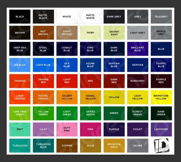 Gretsch Guitar Case Decal  - ANY COLOR / ANY SIZE - for guitar case, vehicle, window, water bottle - Image 4