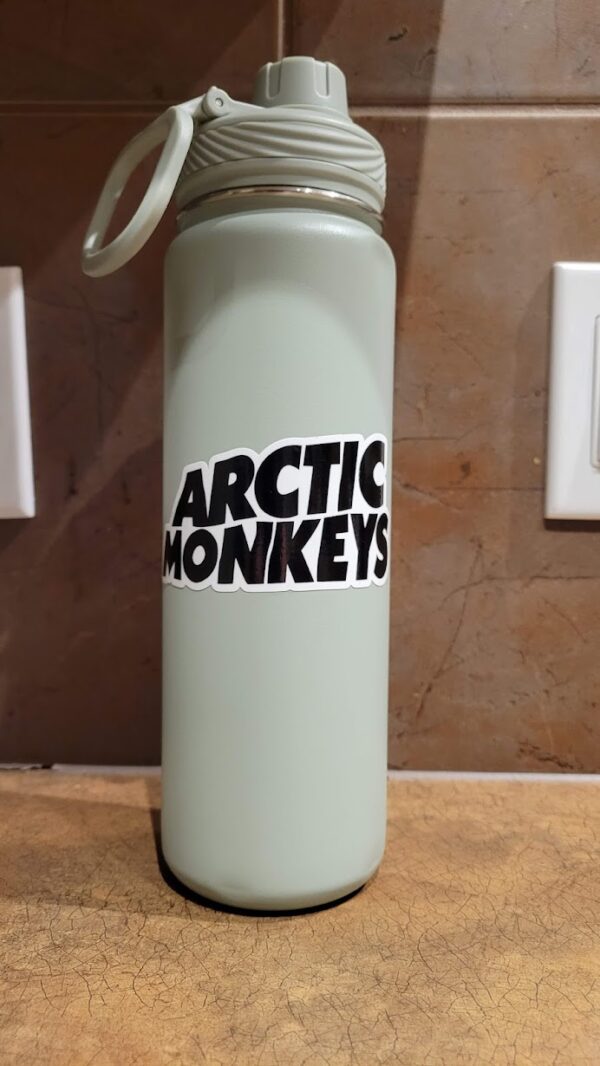Arctic Monkeys Classic Logo Vinyl Decal / Sticker 4.0 x 2.0in | UK Indie Alt Post Punk Rock - Image 3
