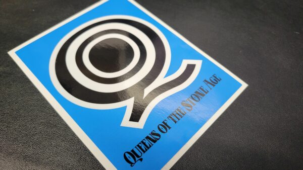 Queens of the Stone Age classic logo Vinyl Decal / Sticker 5.0 x 4.0in | USA Alt Desert Stoner Rock - Image 2