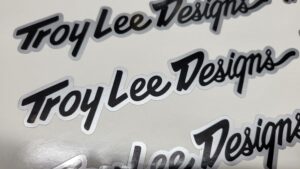 Troy Lee Designs Decal / Sticker • ANY SIZE • Vehicle Window Toolbox Tank Helmet Bike Window Custom Project Display MX Moto MTB RC Racing