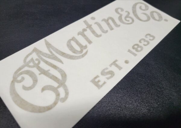 Martin Vinyl Decal / Sticker for Guitar Case Vehicle Window Laptop Wall | ANY SIZE or COLOR! - Image 2