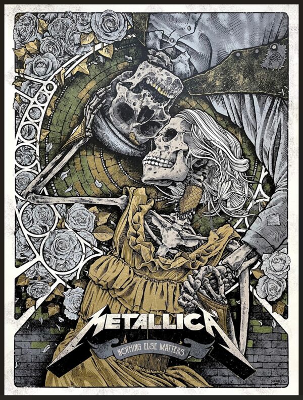 Metallica Nothing Else Matter 2021 Poster Print | 18x24in or 24x36in