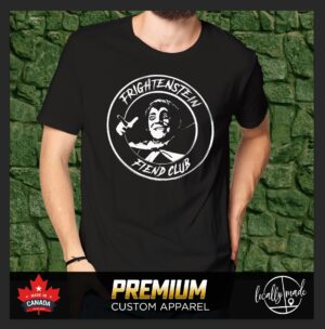 Frightenstein Fiend Club - Custom T-Shirt, Black