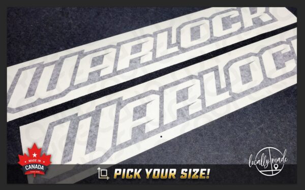 Warlock Custom Decal for Dodge Ram Durango | Box Tailgate Windshield Body - Image 4