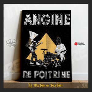 Angine de Poitrine Custom Vol. 2 Poster Print | 18x24in or 24x36in