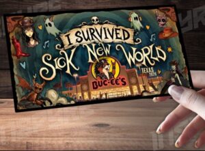 I Survived Sick New World Texas 2026 Glossy Vinyl Decal / Sticker 8.0in